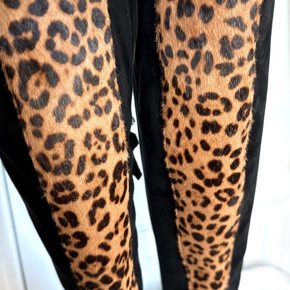 ALFANI BLACK LEATHER & CALF HAIR BOOTS - Picture 10 of 15